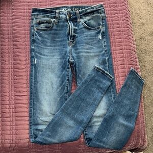 American Eagle Blue Jeggings